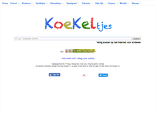 Tablet Screenshot of koekeltjes.nl